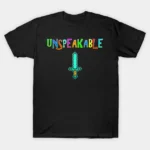 Unspeakable Black Gamer T-Shirt