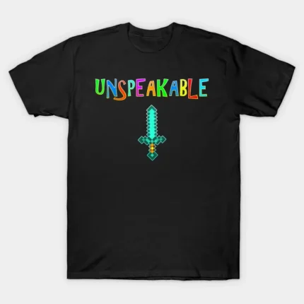 Unspeakable Black Gamer T-Shirt