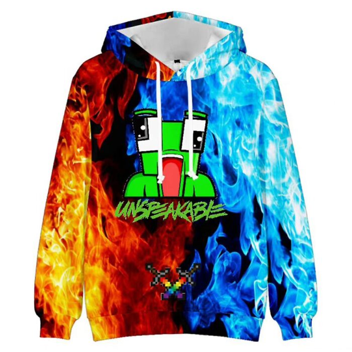 Unspeakable 3d Printing Casual Long Sleeve Hoodie