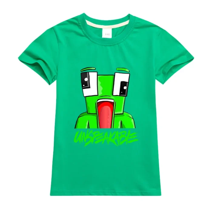 Unspeakable Green Printed T-Shirt