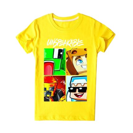 Unspeakable Yellow Printed T-shirt