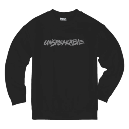 Unspeakable Black Sweatshirts Dark Black Logo