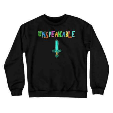 Unspeakable for Kids Teens Gamer Crewneck