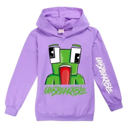 Unspeakable Kids Youtuber Hoodie Purple